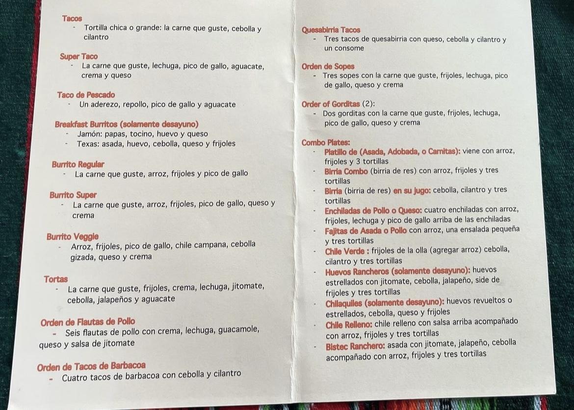 Tres Cazuelas Taqueria